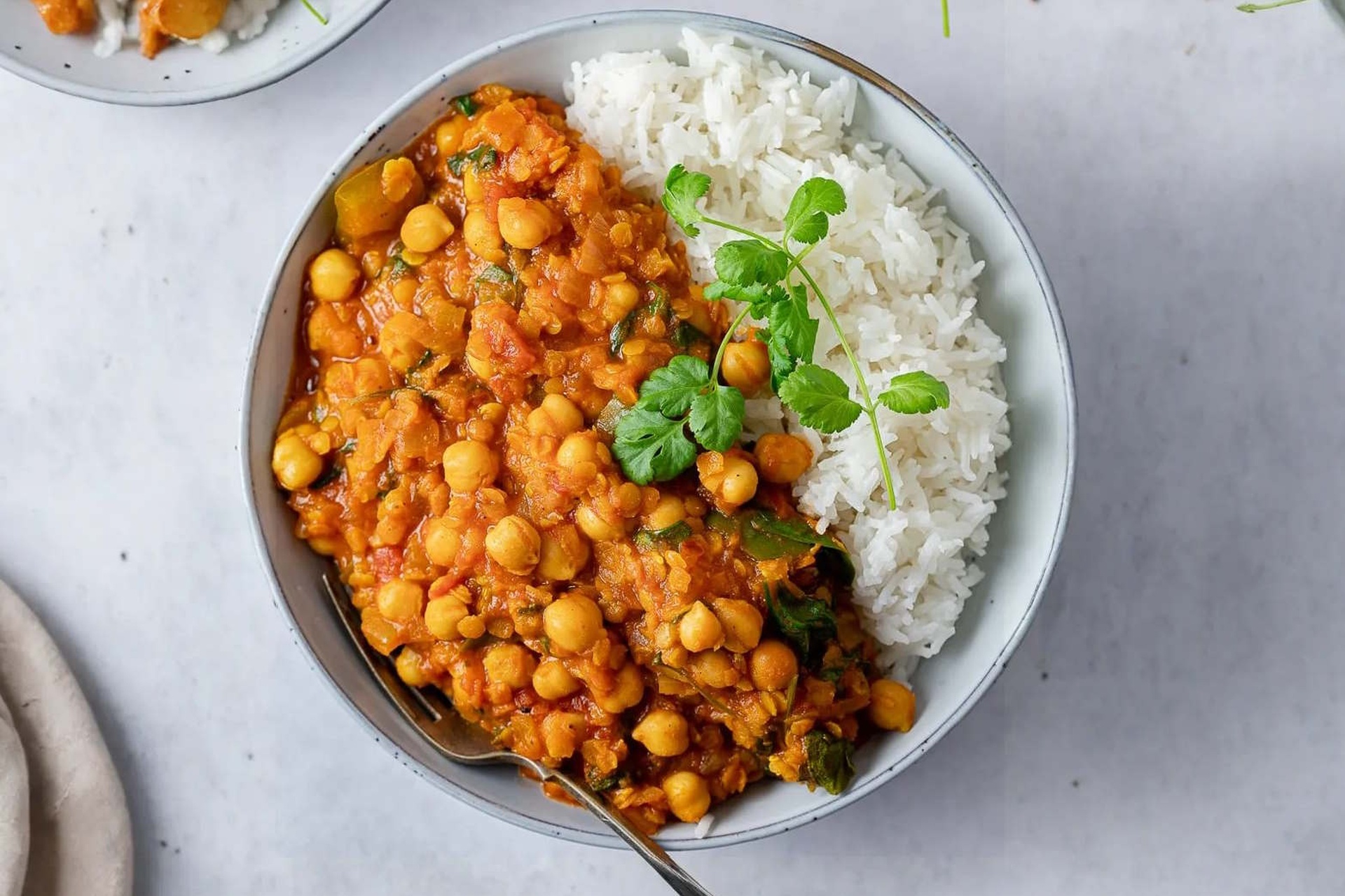 Easy Chickpea and Lentil Curry (Vegan Recipe)